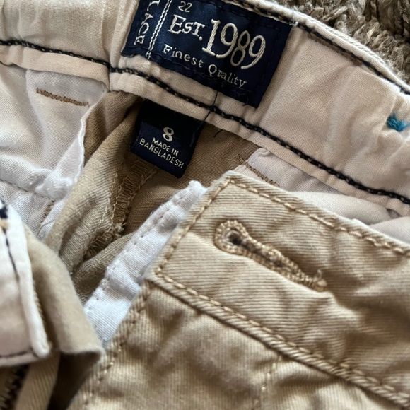 Children’s Place Boy Khaki Dress Pant in Beige size 8, EUC - Picture 4 of 7
